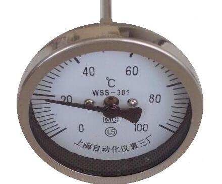 WSS-301可動外螺紋軸向雙金屬溫度計 WSS-301可動外螺紋軸向雙金屬溫度計