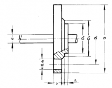 熱電偶熱電阻用固定平焊鋼法蘭(C)型圖片尺寸及執(zhí)行標(biāo)準(zhǔn)