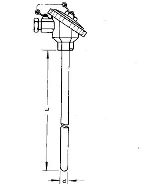 WZP2-130無固定雙支裝配式熱電阻安裝圖片 WZP2-130無固定雙支裝配式熱電阻安裝圖片