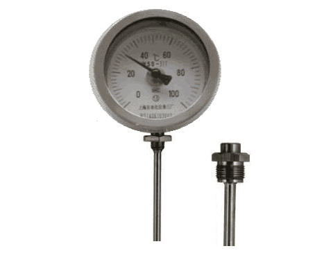 WSS-371可動(dòng)外螺紋萬向抽芯式雙金屬溫度計(jì)